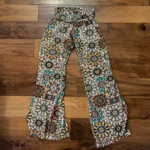 Boho yoga pants